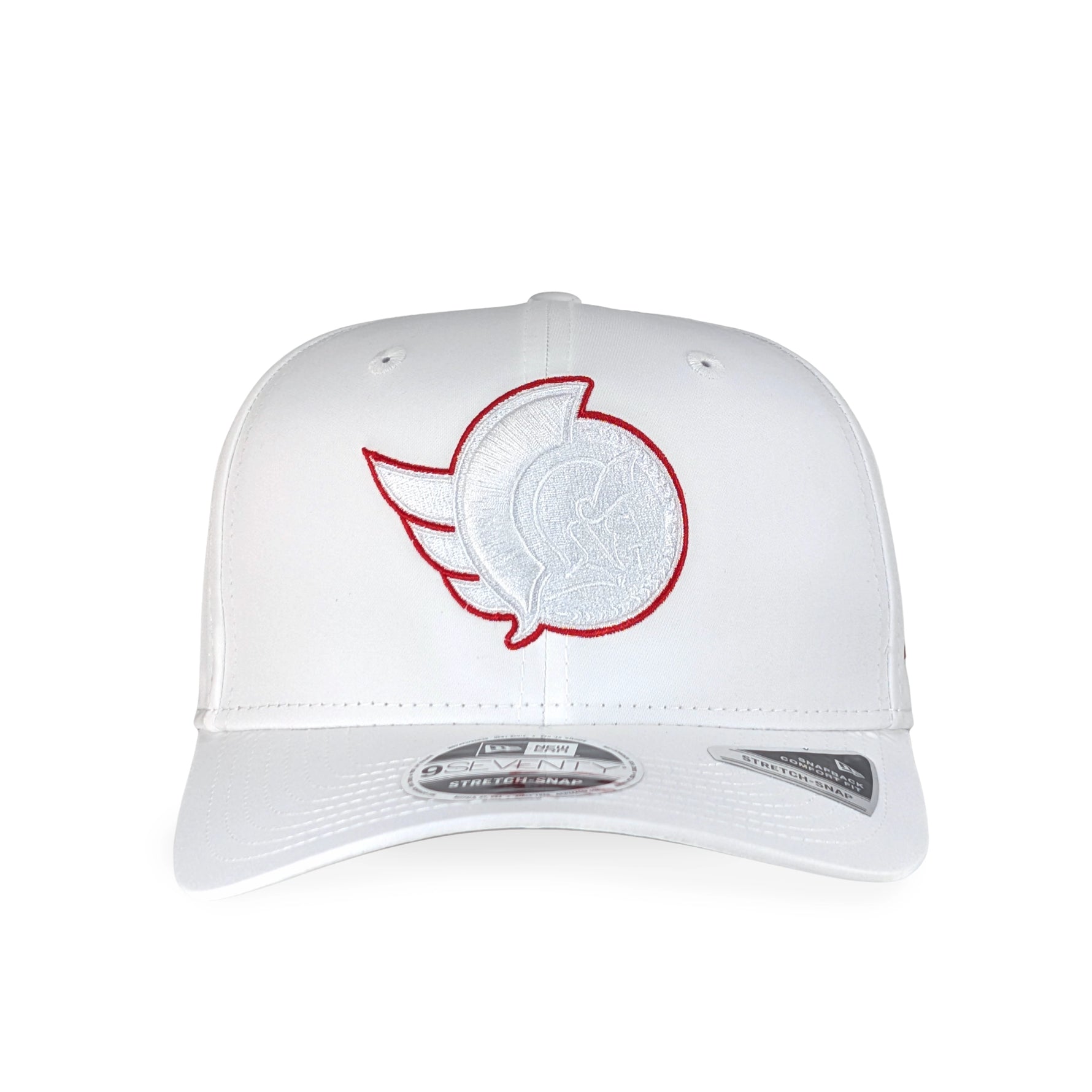 OTTAWA SENATORS 9SEVENTY STRETCH SNAPBACK TONAL WHITE CAP