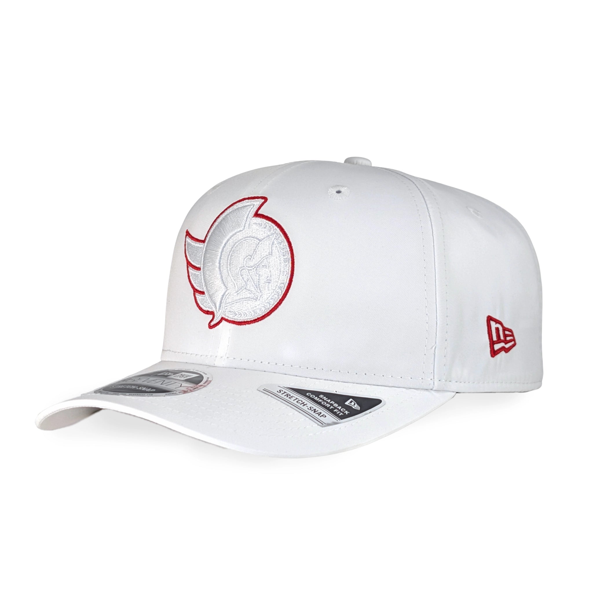 OTTAWA SENATORS 9SEVENTY STRETCH SNAPBACK TONAL WHITE CAP