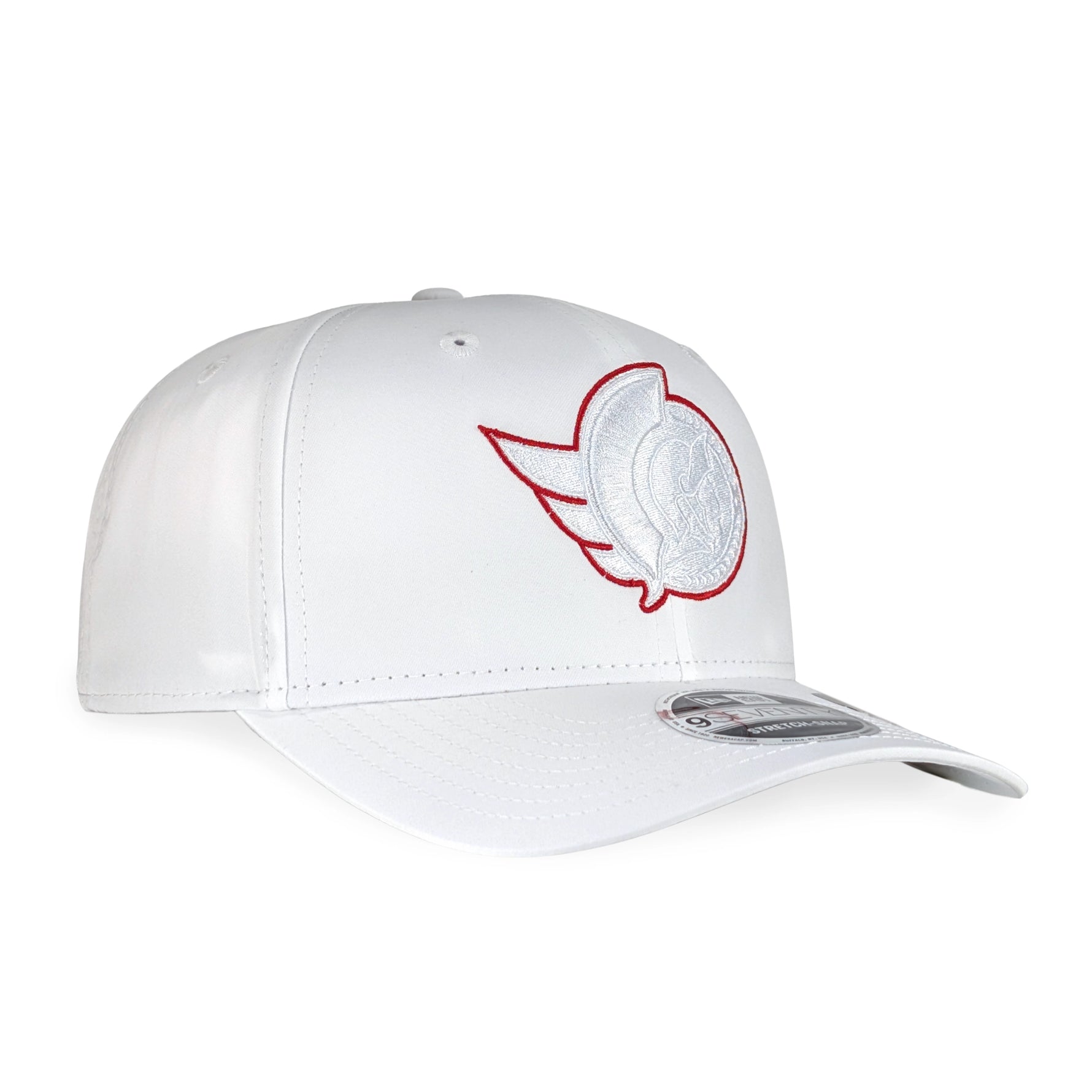 OTTAWA SENATORS 9SEVENTY STRETCH SNAPBACK TONAL WHITE CAP