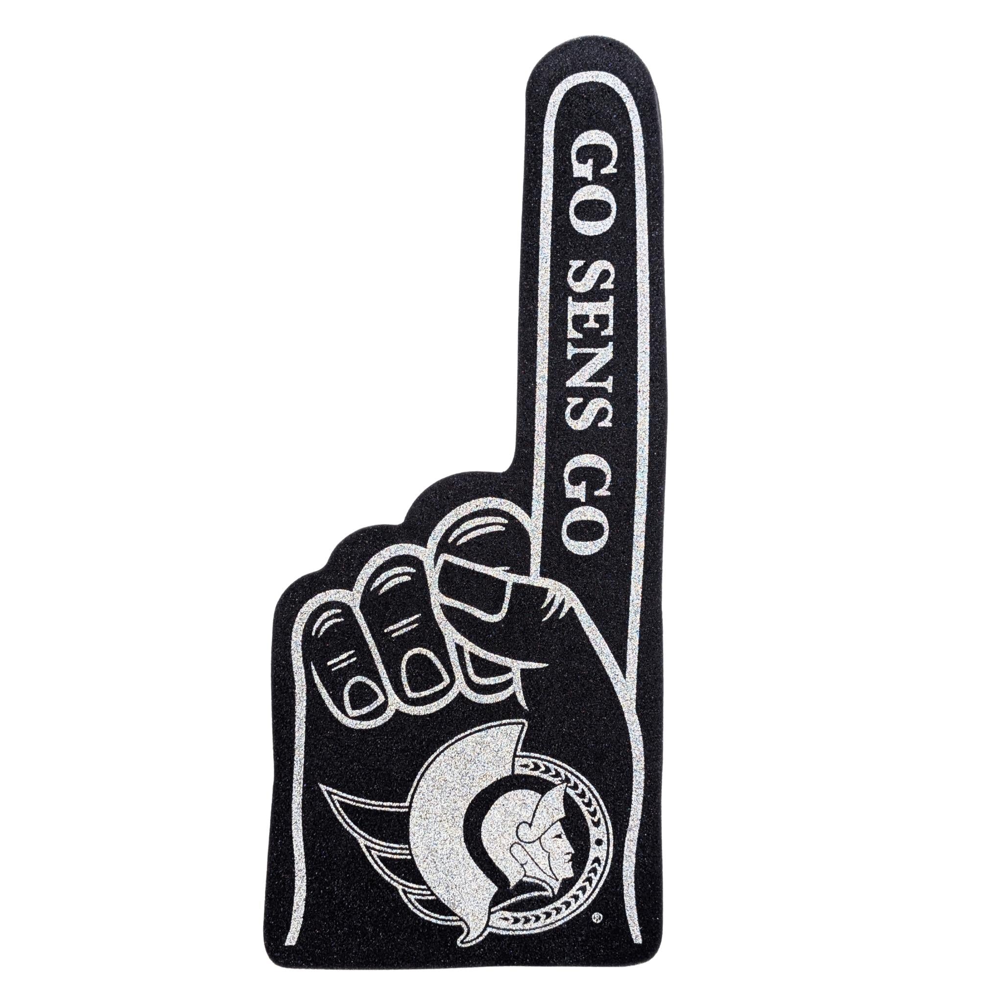 OTTAWA SENATORS BLACK FOAM FINGER
