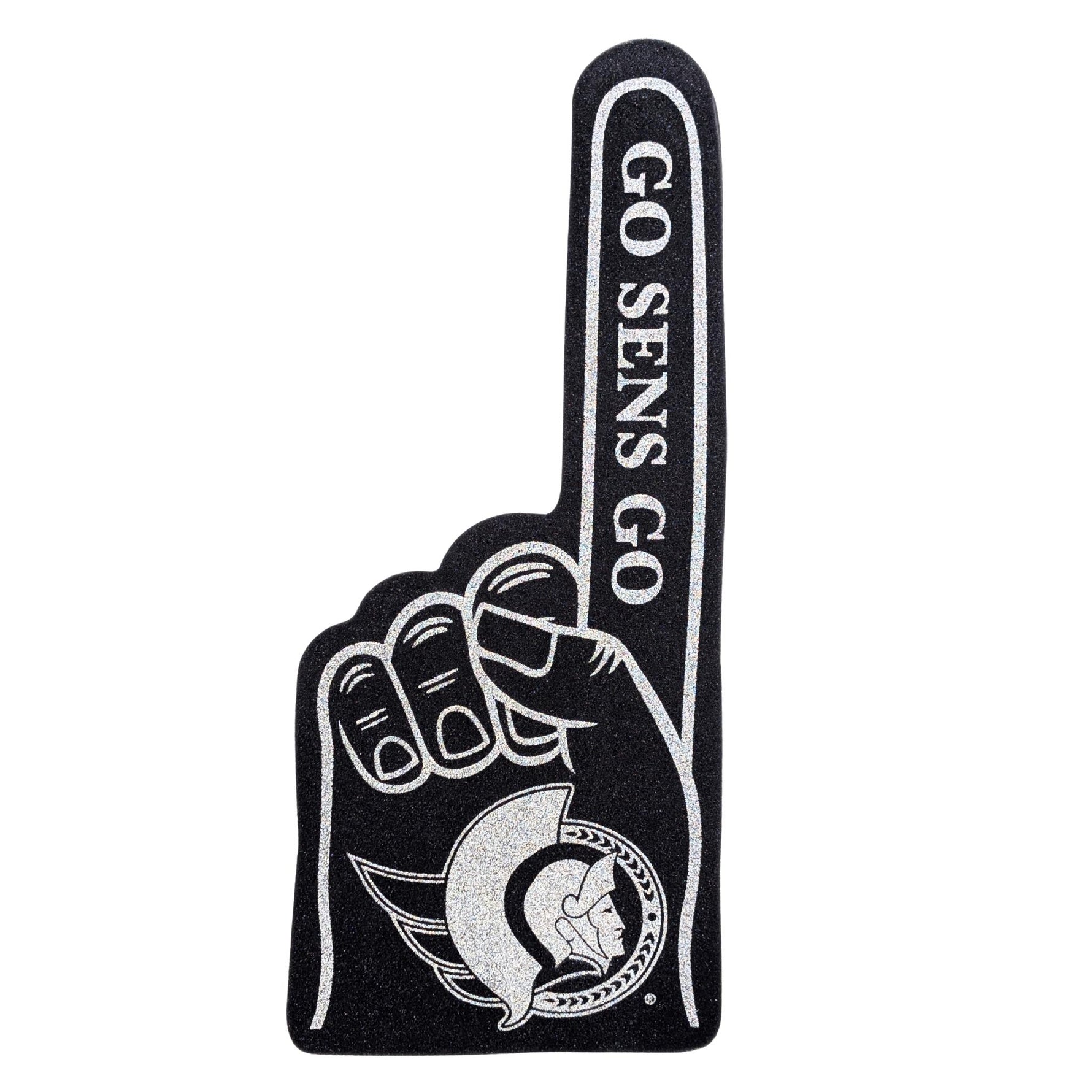 OTTAWA SENATORS BLACK FOAM FINGER