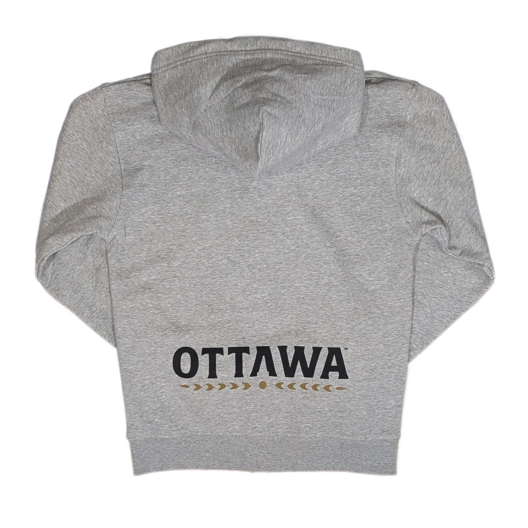 OTTAWA SENATORS CORE ALTERNATE GREY ZIP UP HOODIE