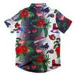 OTTAWA SENATORS FLORAL MESH BUTTON UP TEE