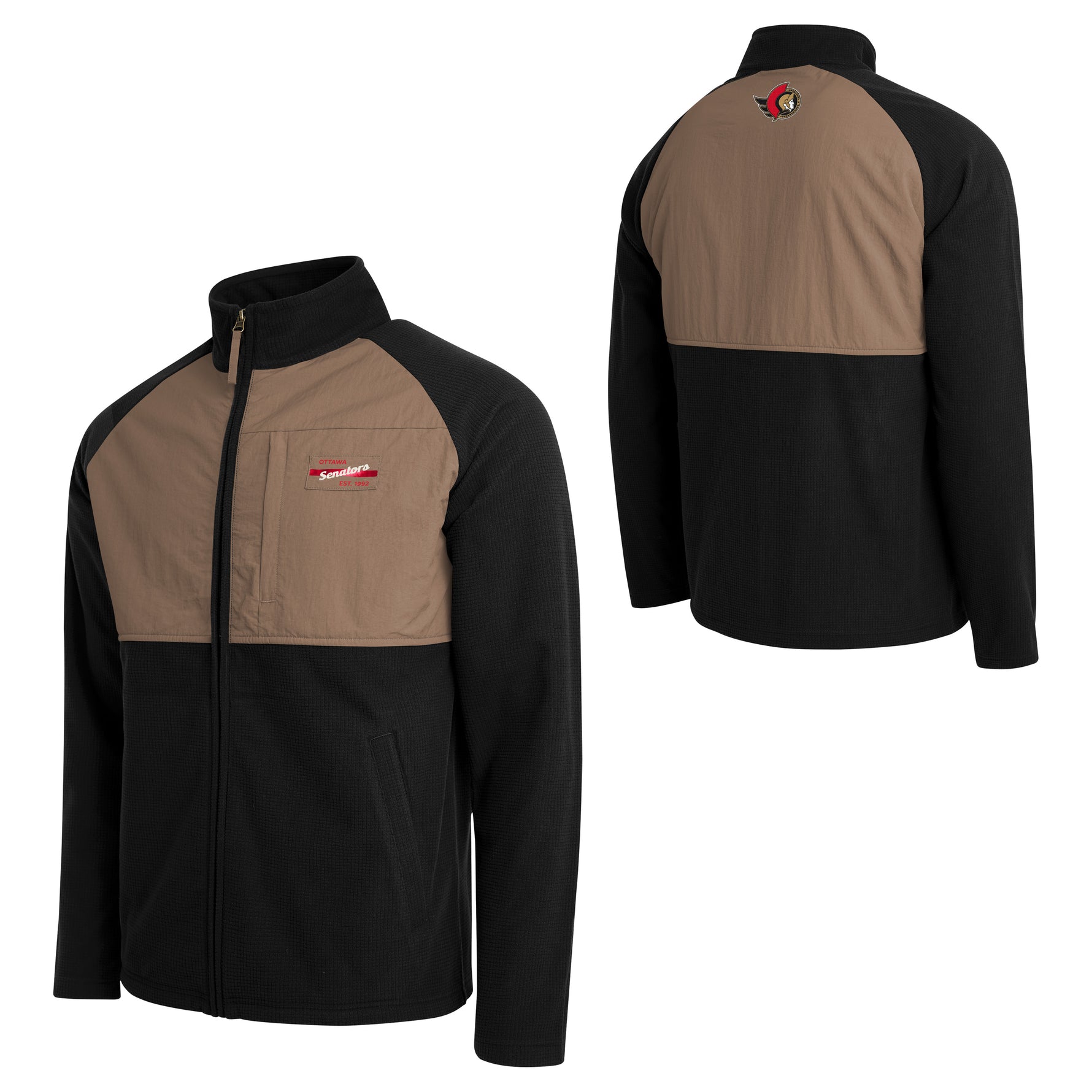 OTTAWA SENATORS FULL ZIP FLEECE JACKET