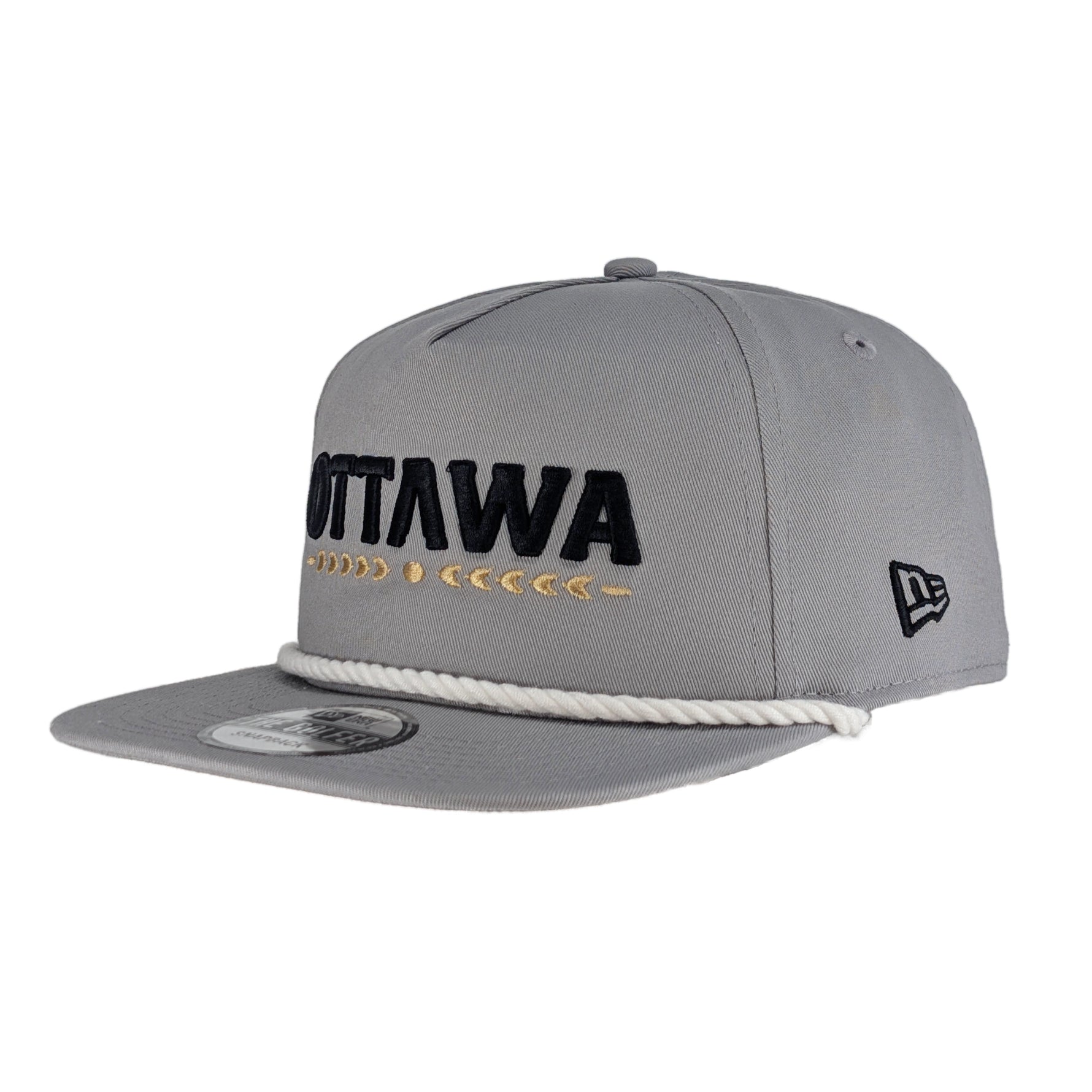 OTTAWA SENATORS ALTERNATE LOGO GREY GOLFER FLATBRIM ADJUSTABLE CAP