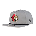 OTTAWA SENATORS GOLFER FULL COLOUR LOGO GREY ADJUSTABLE CAP