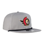 OTTAWA SENATORS GOLFER FULL COLOUR LOGO GREY ADJUSTABLE CAP