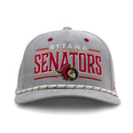 OTTAWA SENATORS GREY PIONEER ROPE CAP