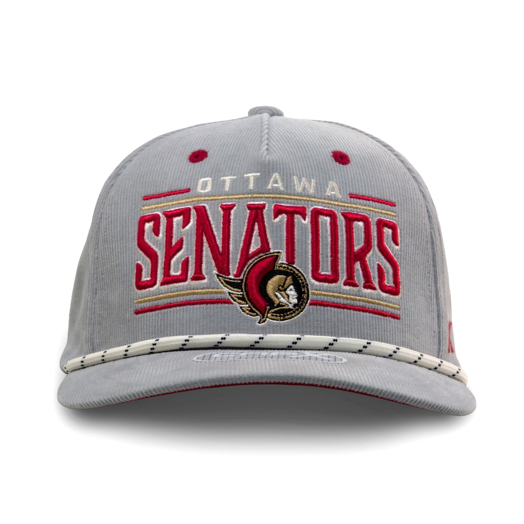 OTTAWA SENATORS GREY PIONEER ROPE CAP