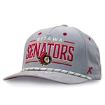 OTTAWA SENATORS GREY PIONEER ROPE CAP