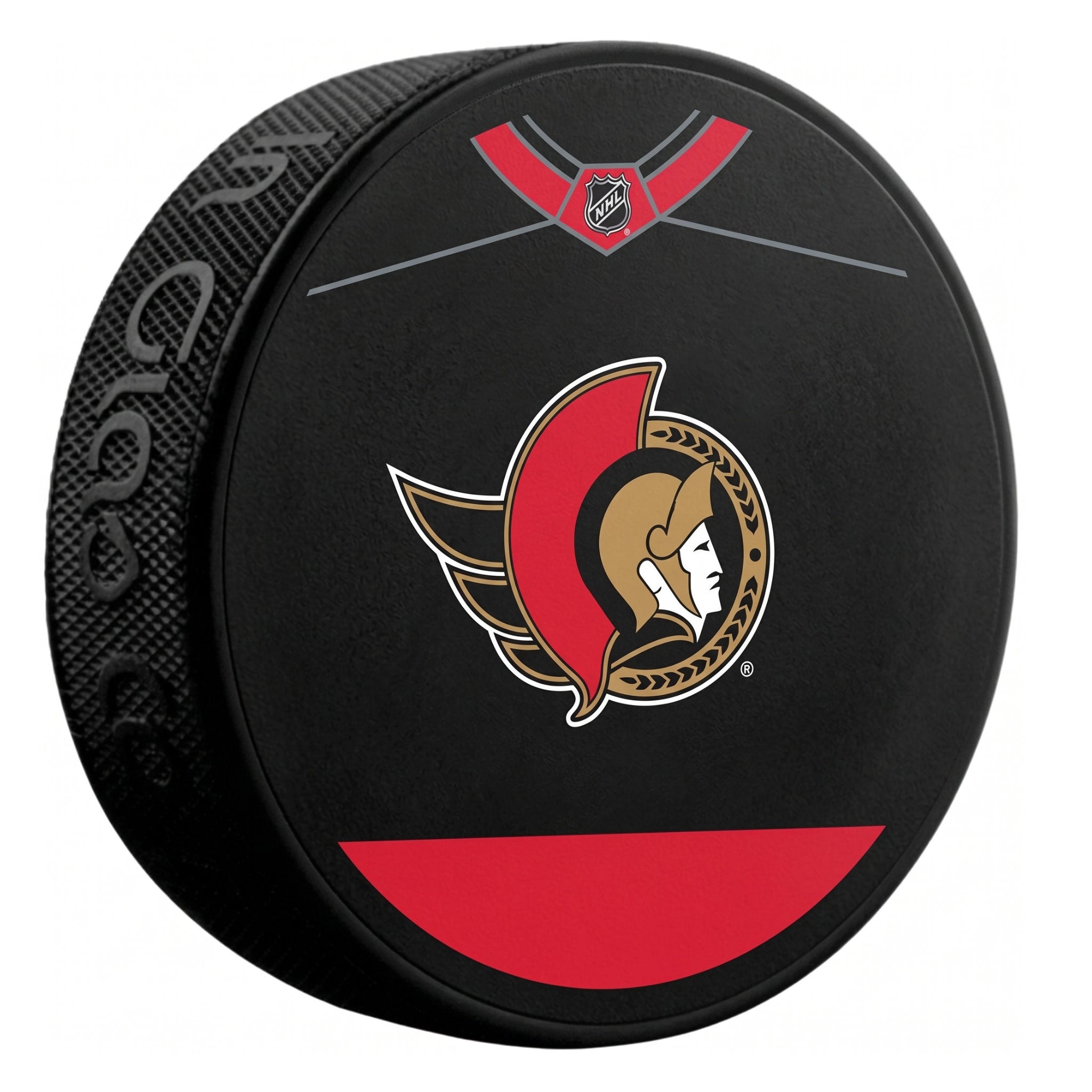 OTTAWA SENATORS HOME JERSEY SOUVENIR PUCK