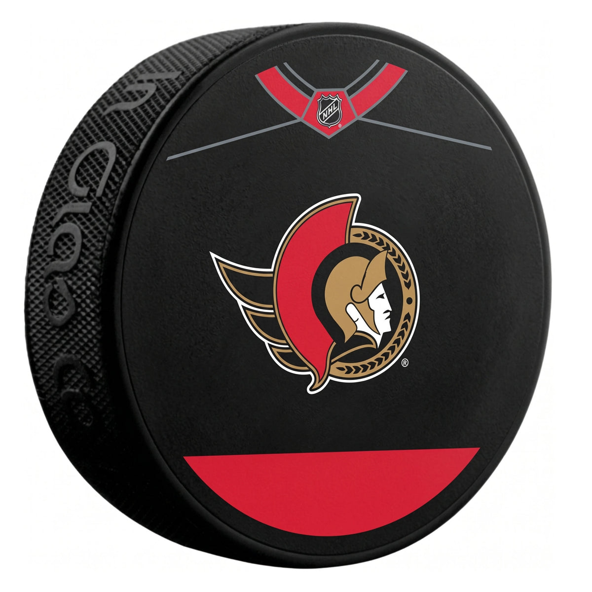 OTTAWA SENATORS HOME JERSEY SOUVENIR PUCK