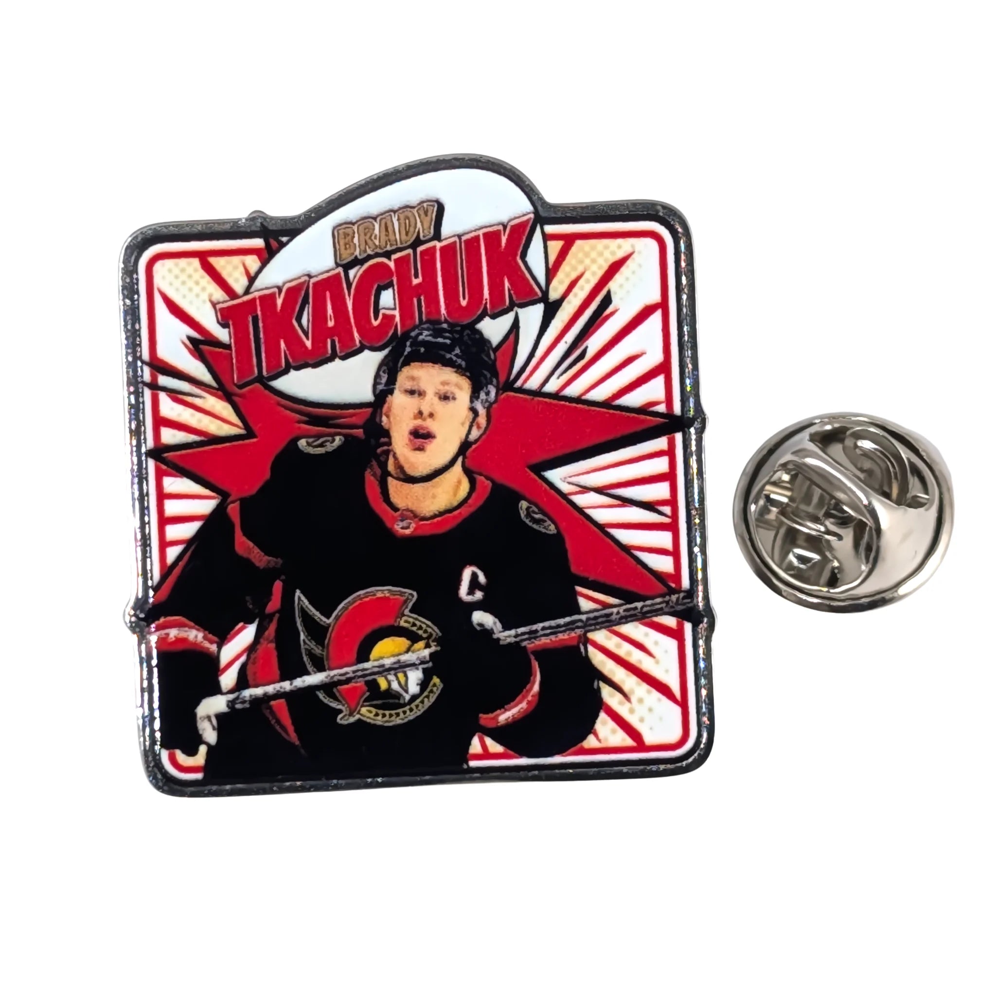 OTTAWA SENATORS KABOOM TKACHUK PLAYER PIN