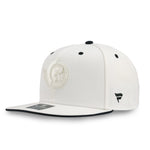 OTTAWA SENATORS LODGE STRUCTURED ADJUSTABLE CREAM FLATBRIM CAP