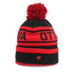 OTTAWA SENATORS MEASURED CUFFED POM BEANIE