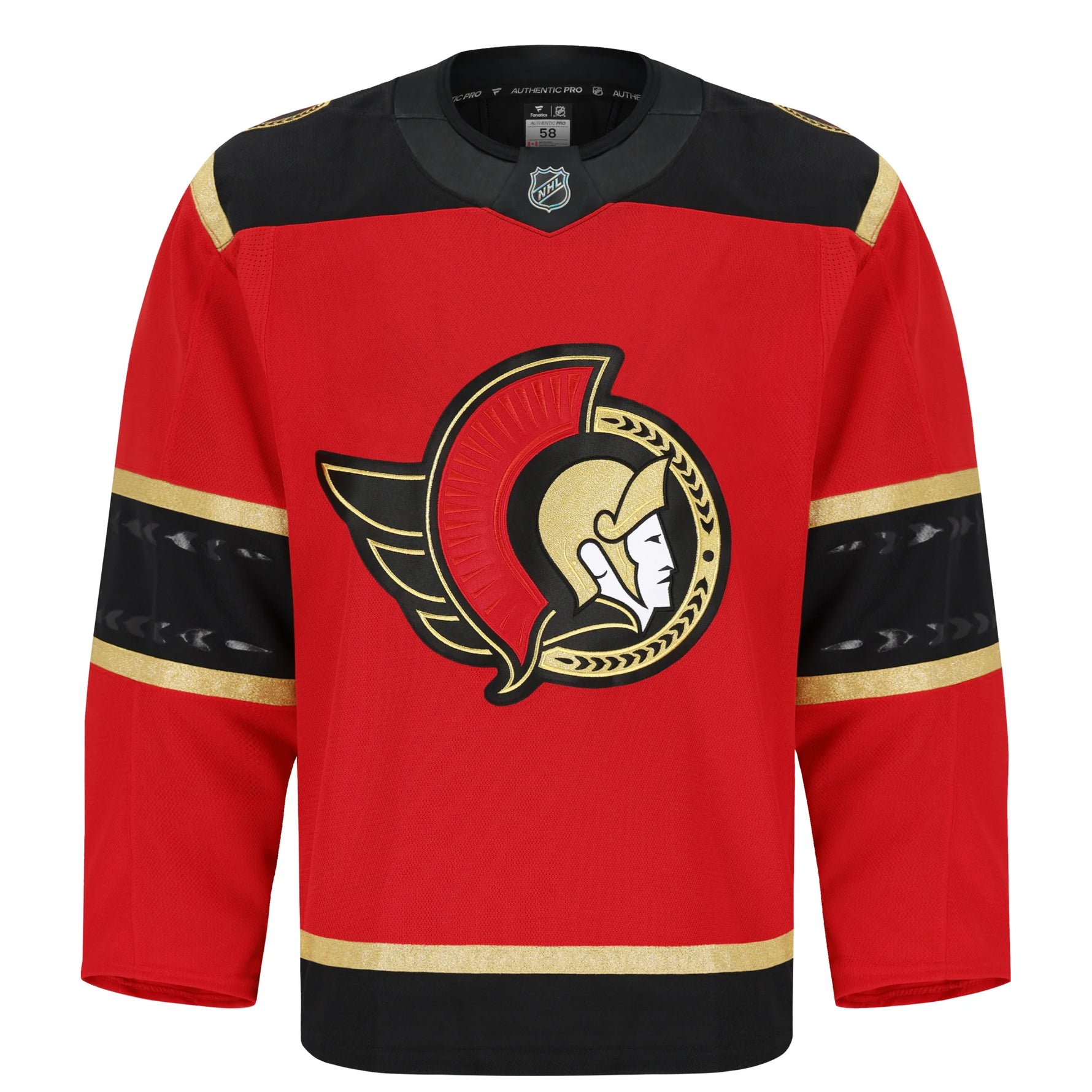 OTTAWA SENATORS AUTHENTIC PRO FANATICS ALTERNATE JERSEY