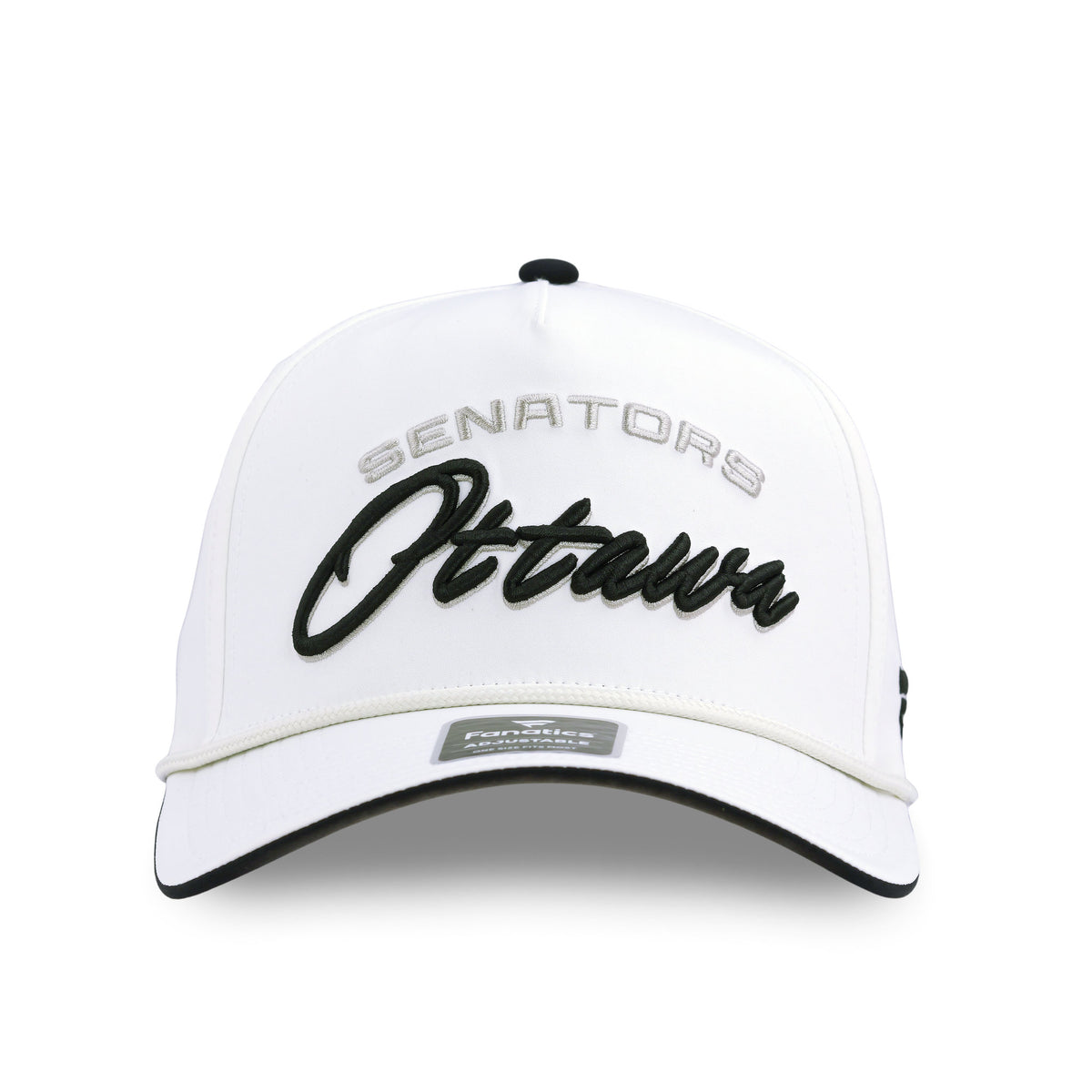 OTTAWA SENATORS SCRAWL POLY STRUCTURED ADJUSTABLE CAP