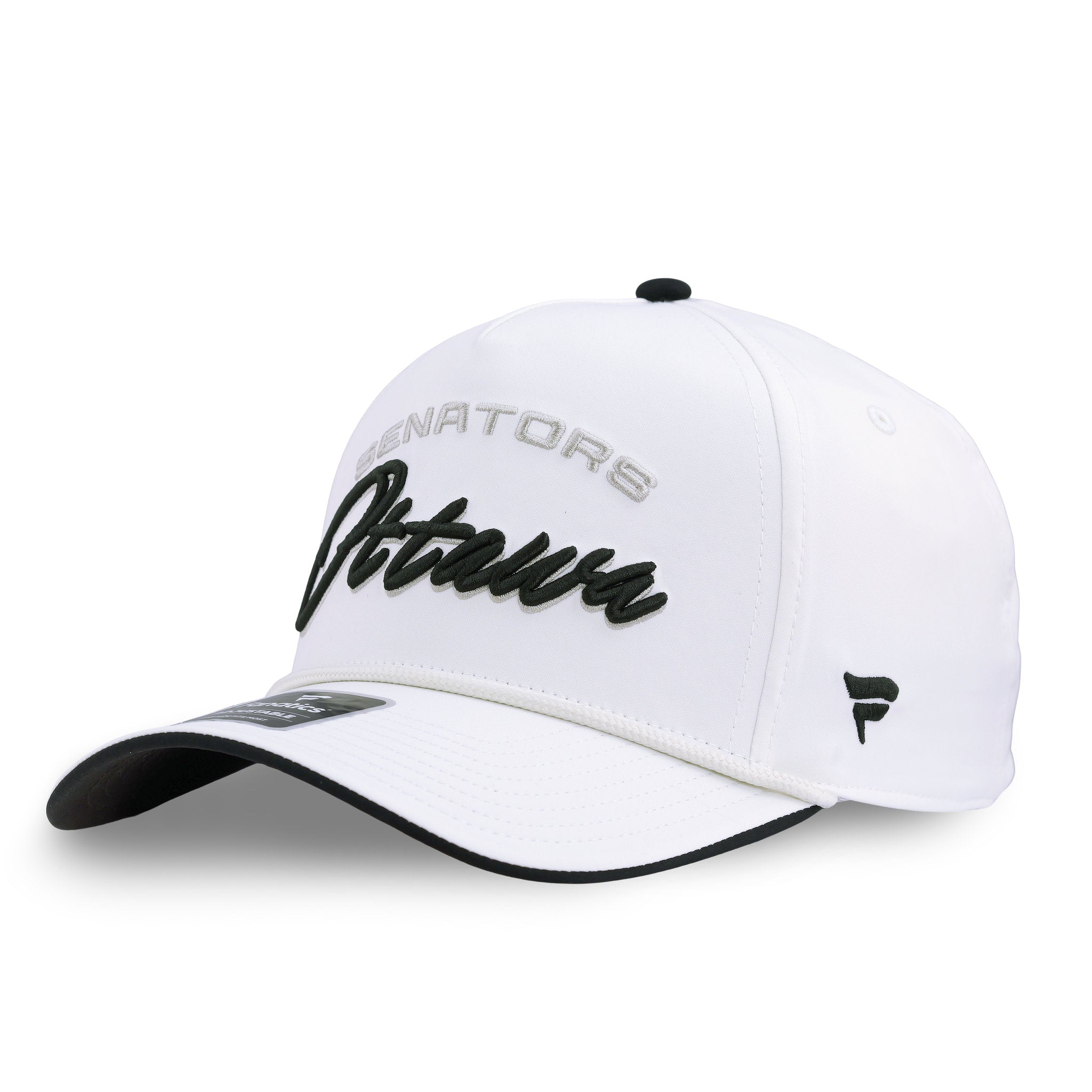 OTTAWA SENATORS SCRAWL POLY STRUCTURED ADJUSTABLE CAP