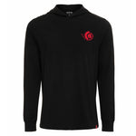 OTTAWA SENATORS SOLANO JET BLACK LONG SLEEVE HOODED SHIRT