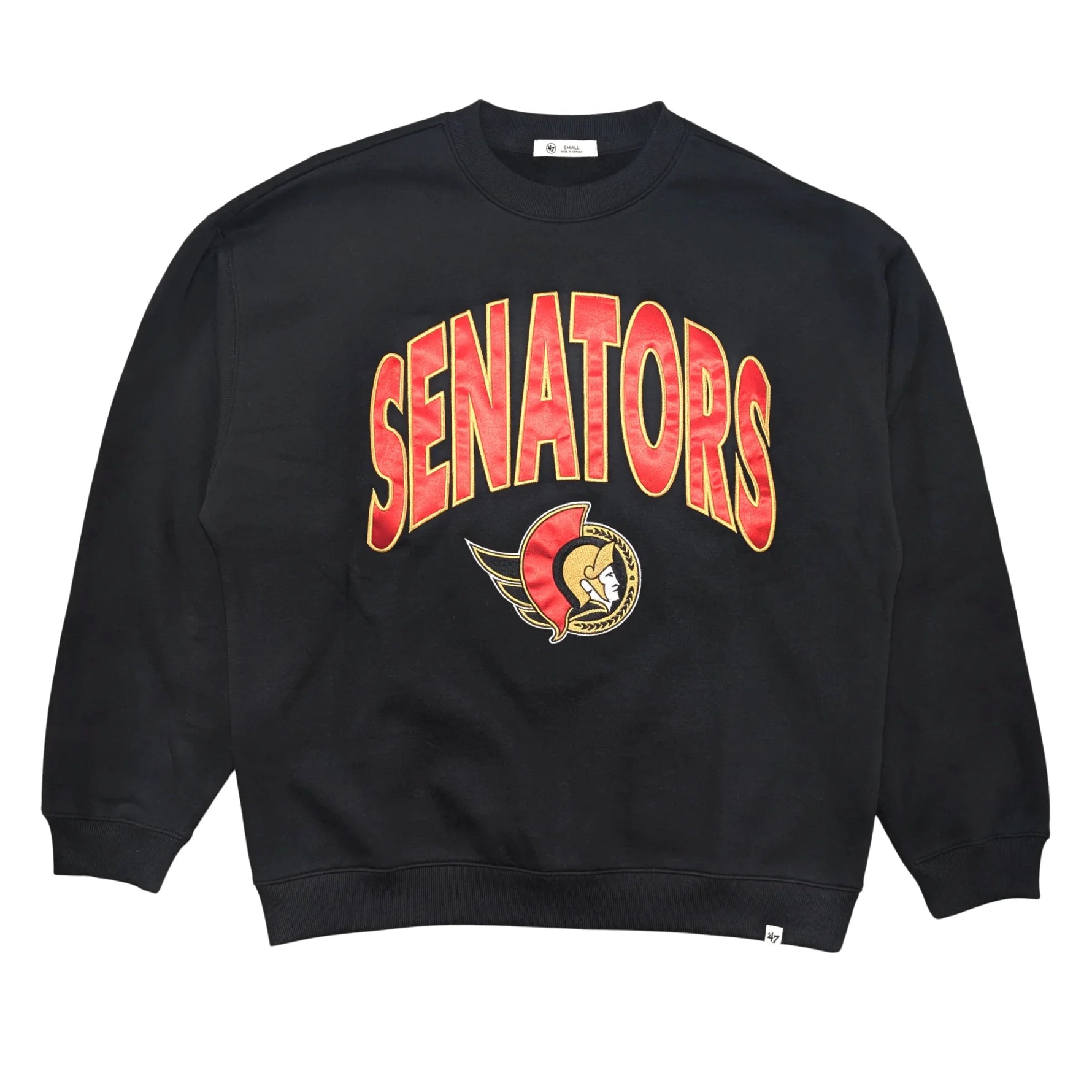 OTTAWA SENATORS WOMENS OVERTIME OVERSIZED CREWNECK