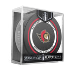 OTTAWA SENATORS 2026 STANLEY CUP PLAYOFFS OFFICIAL GAME PUCK