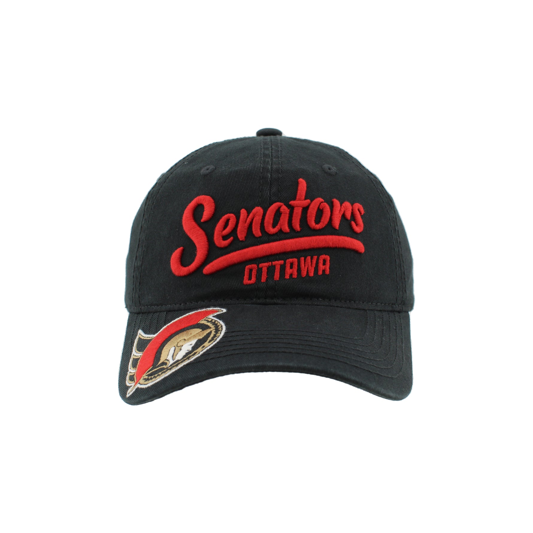 OTTAWA SENATORS SIDE LOGO ADJUSTABLE CAP