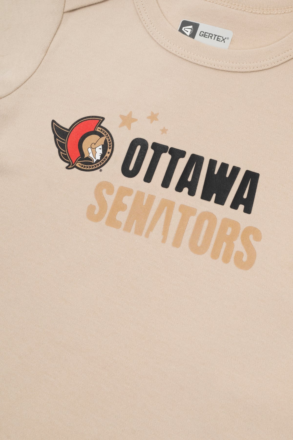 OTTAWA SENATORS NEWBORN OAT SHORT SLEEVE ONESIE