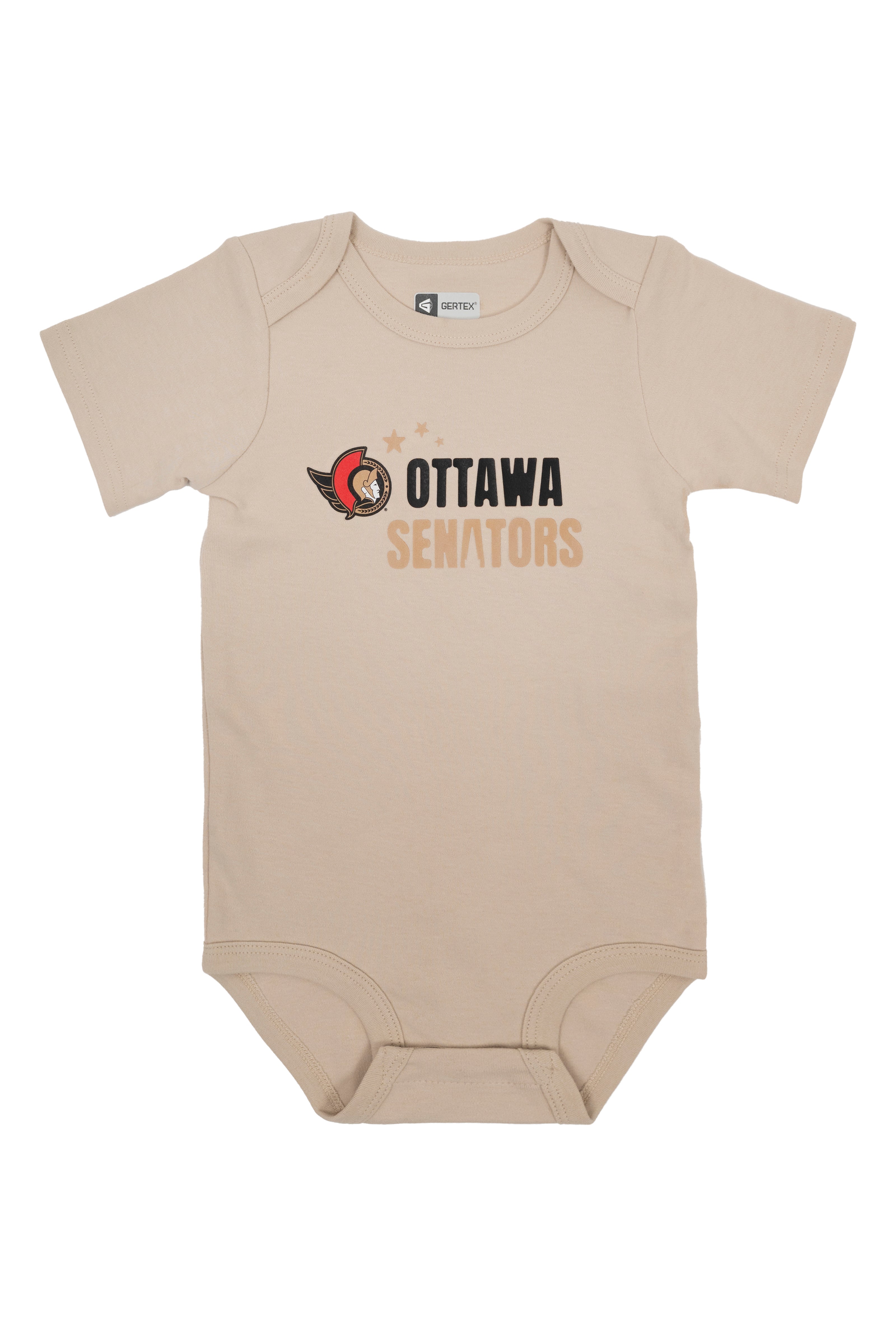OTTAWA SENATORS NEWBORN OAT SHORT SLEEVE ONESIE