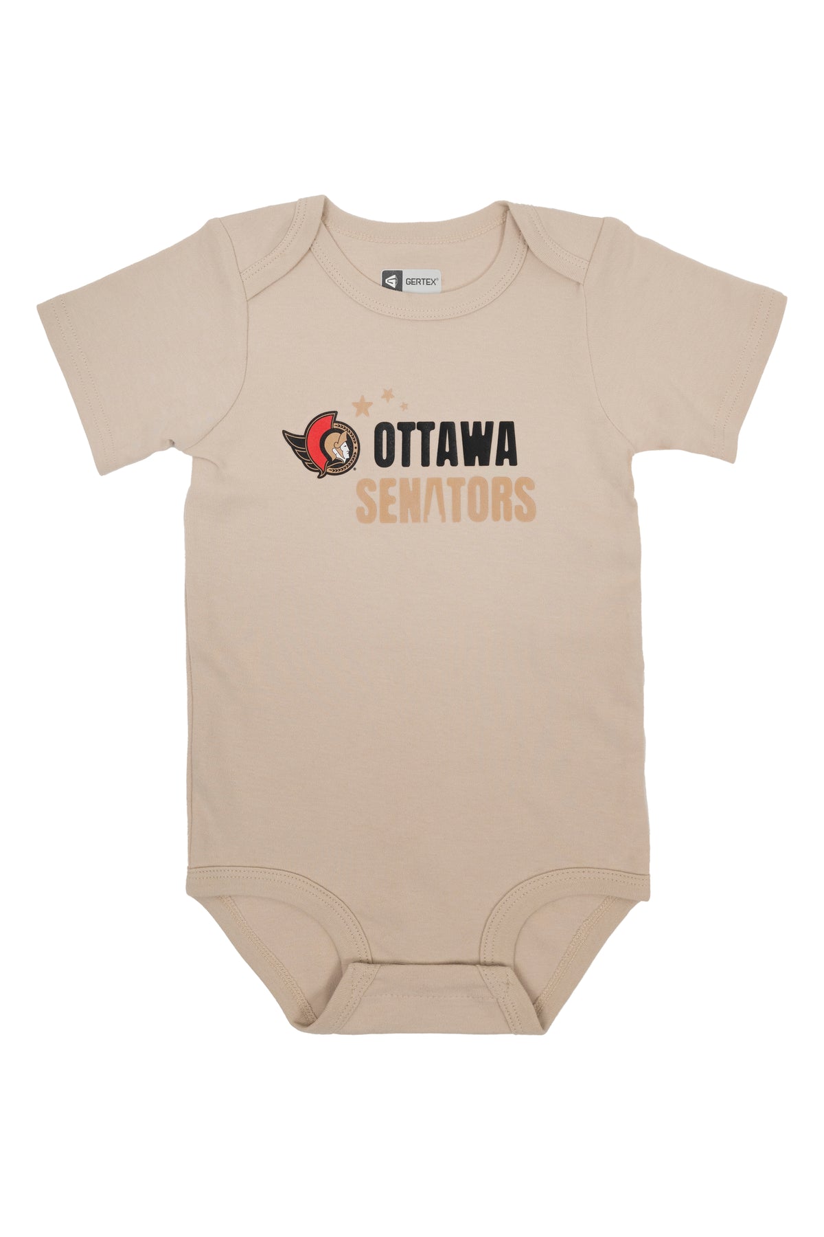 OTTAWA SENATORS NEWBORN OAT SHORT SLEEVE ONESIE