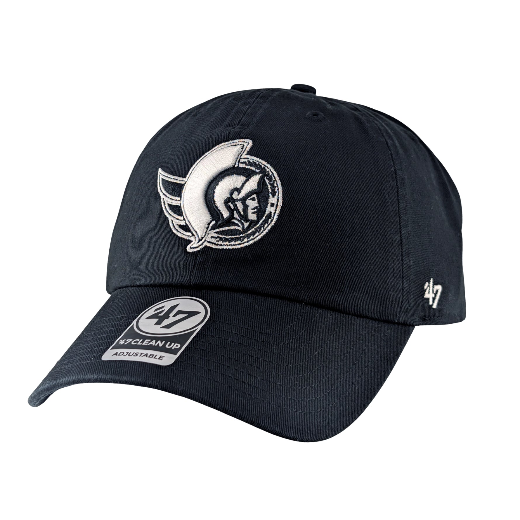 OTTAWA SENATORS BLACK AND WHITE CLEAN UP CAP