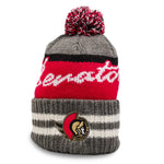 Ottawa Senators Hyperbolic Grey & Red Pom Knit Toque-47 Brand-OttawaTeamShop.ca