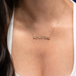 OTTAWA SENATORS GOLD PAVE NECKLACE