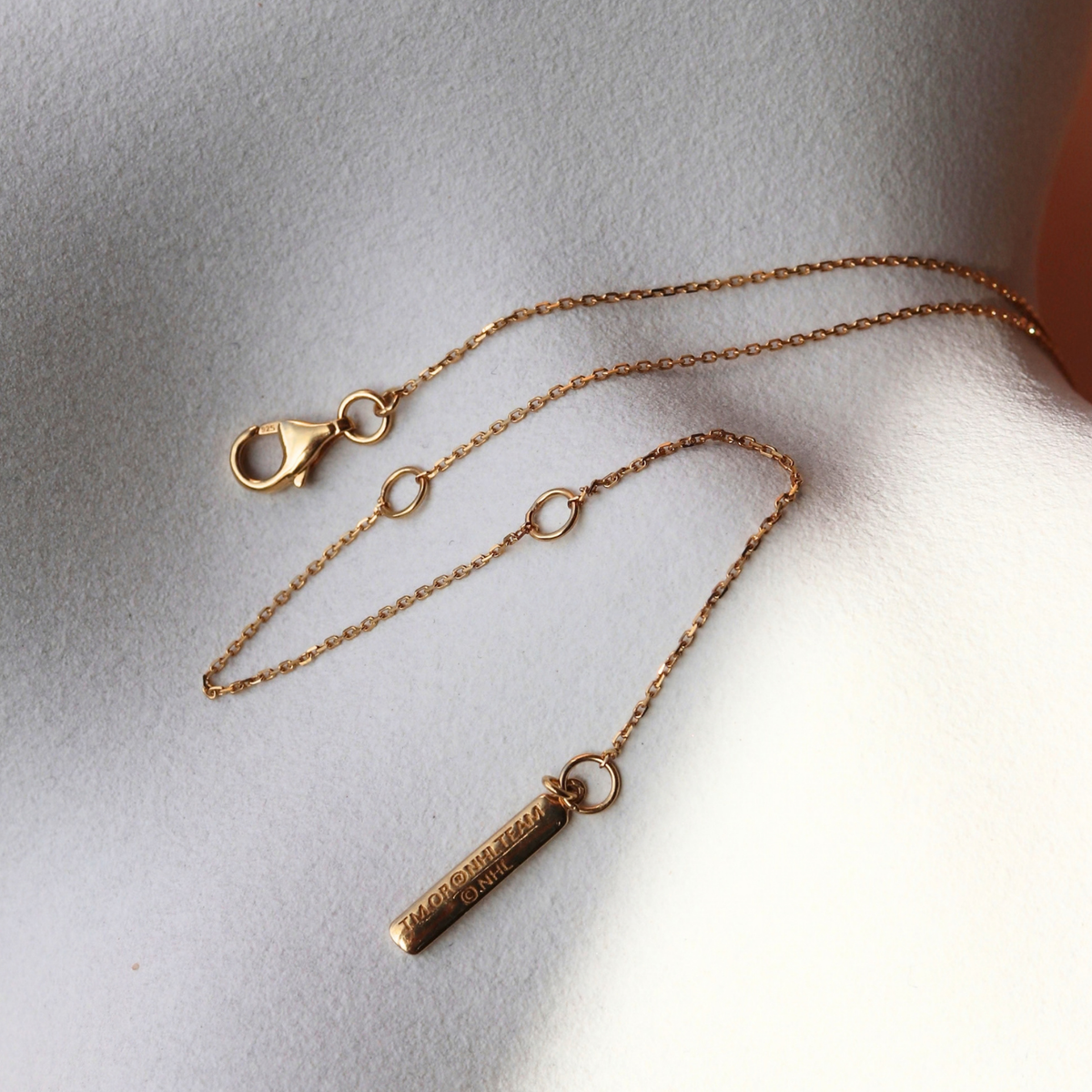 OTTAWA SENATORS GOLD PAVE NECKLACE
