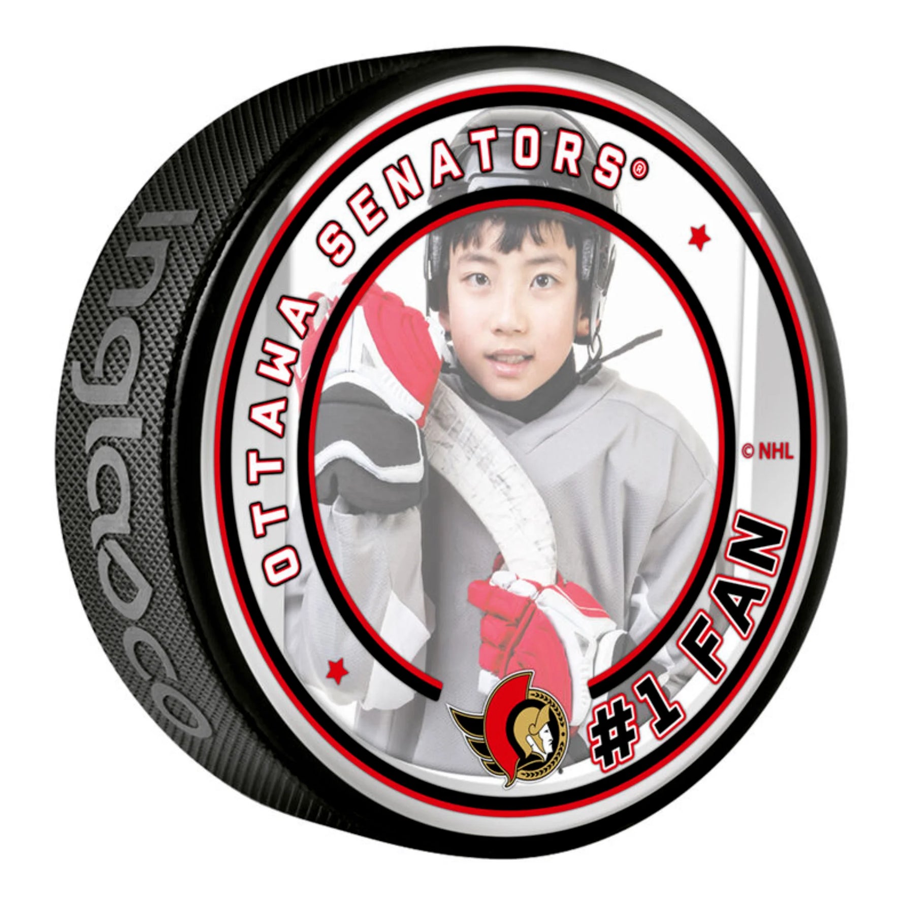 Ottawa Senators #1 Fan Photo Insert Puck
