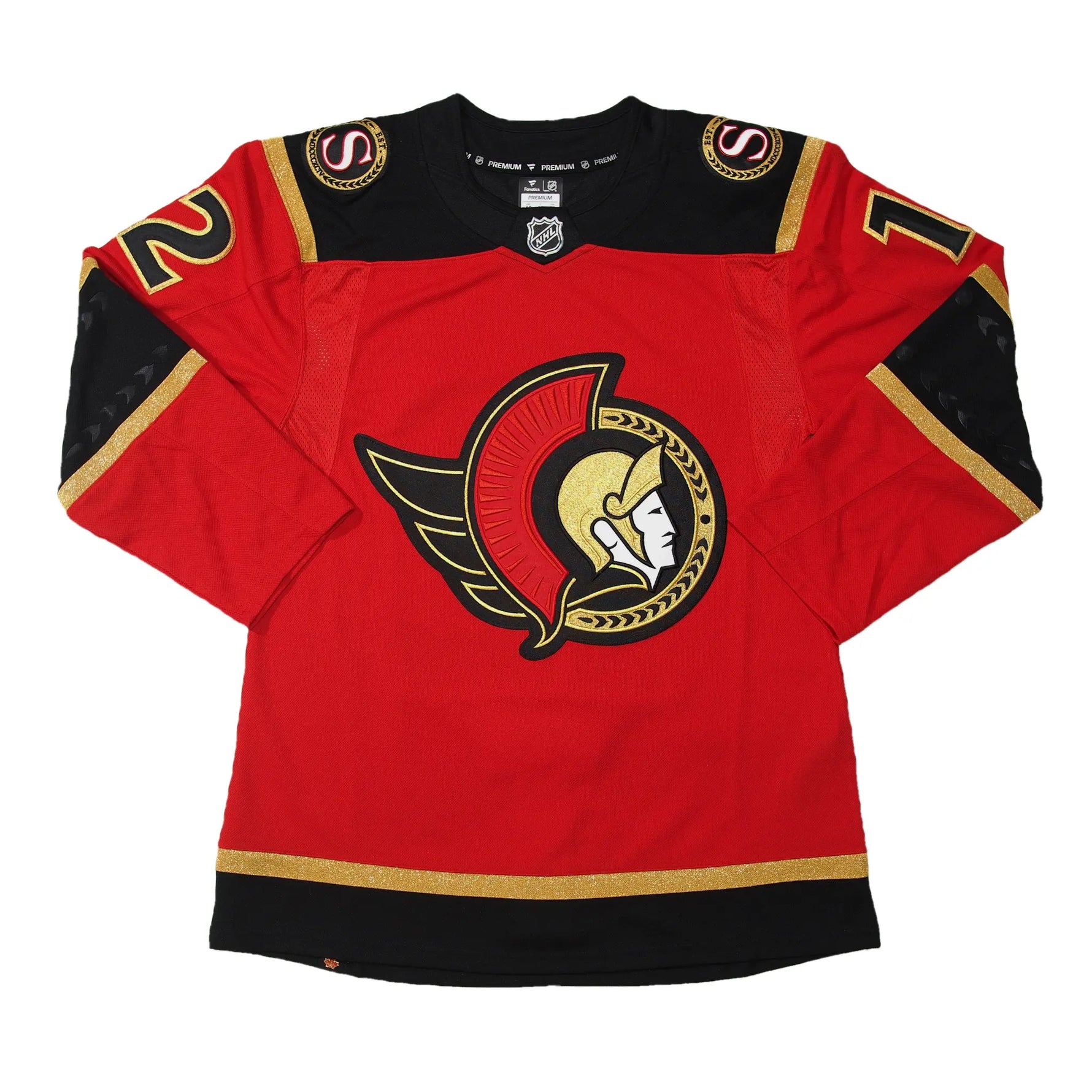 PINTO OTTAWA SENATORS PREMIUM FANATICS ALTERNATE JERSEY