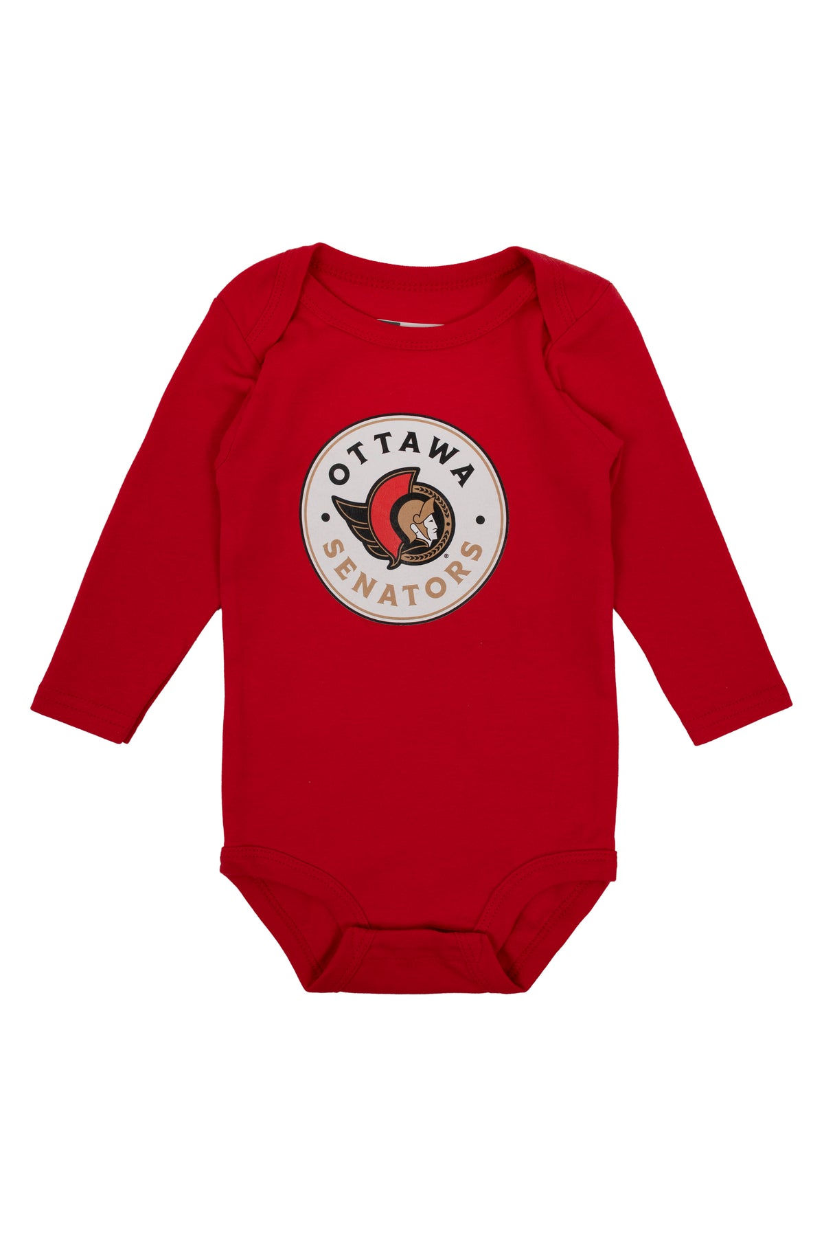 OTTAWA SENATORS INFANT RED LONG SLEEVE ONESIE
