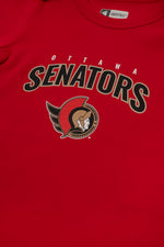 OTTAWA SENATORS NEWBORN RED SHORT SLEEVE ONESIE