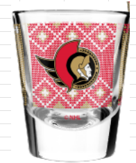 OTTAWA SENATORS UGLY SWEATER SHOT GLASS
