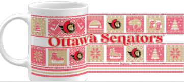 OTTAWA SENATORS UGLY SWEATER COFFEE MUG