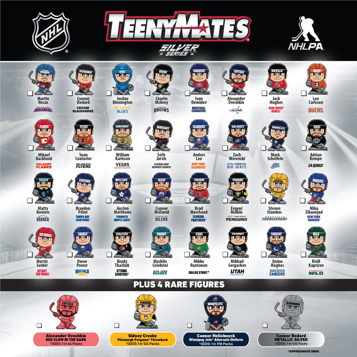 TEENYMATES NHL 2026 MYSTERY BLIND PACKS