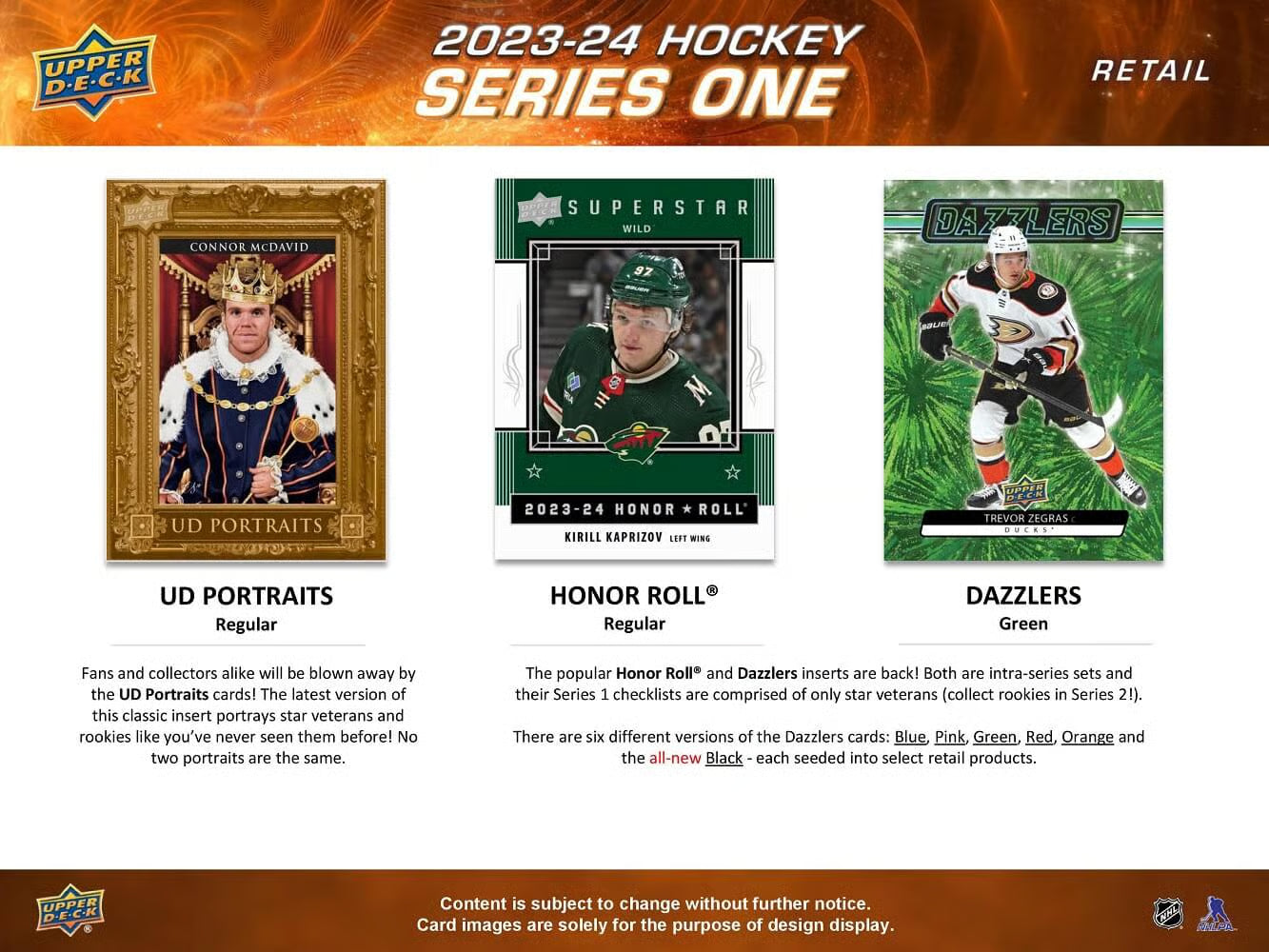 2023-24 Upper Deck Series 1 Hockey Starter Kit