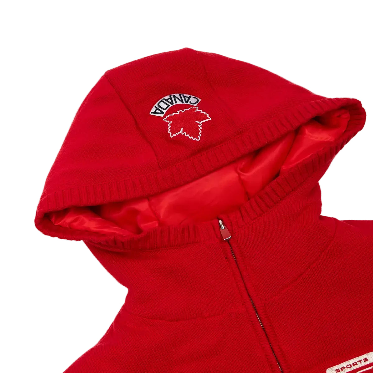 HOCKEY CANADA KNIT PUFFER JACKET