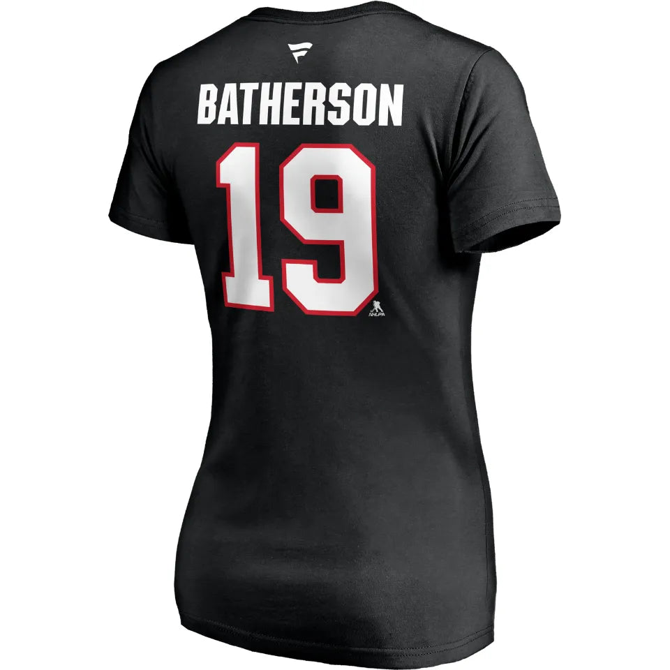 Ottawa Senators Women's Batherson Name and Number Tee