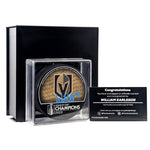 WILLIAM KARLSSON Under Wraps Autographed Puck