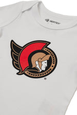 OTTAWA SENATORS INFANT WHITE SHORT SLEEVE ONESIE