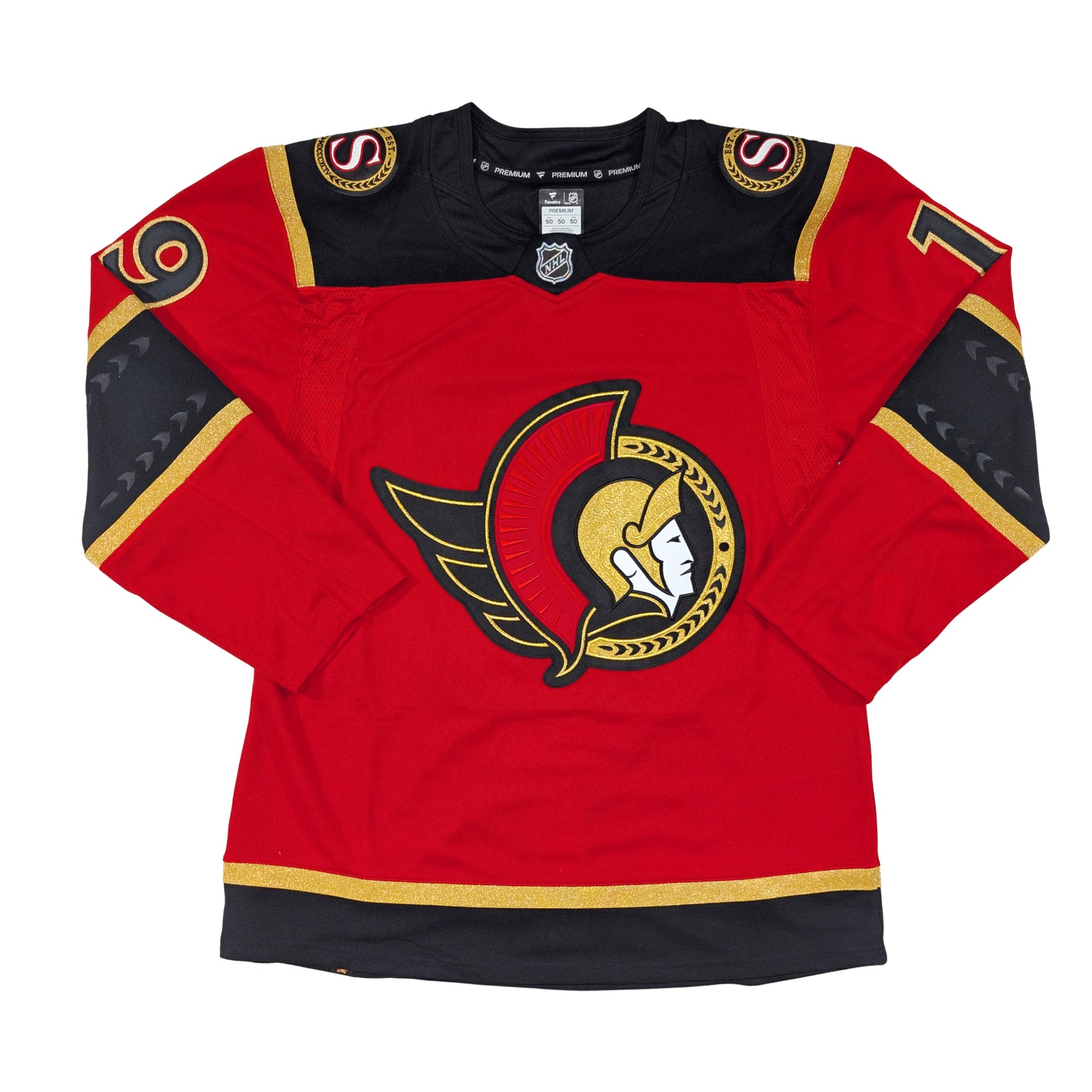 BATHERSON OTTAWA SENATORS PREMIUM FANATICS ALTERNATE JERSEY