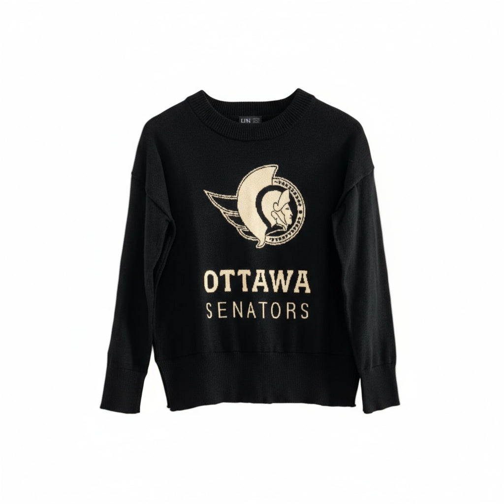 OTTAWA SENATORS TEAM LOGO KNIT CREW NECK