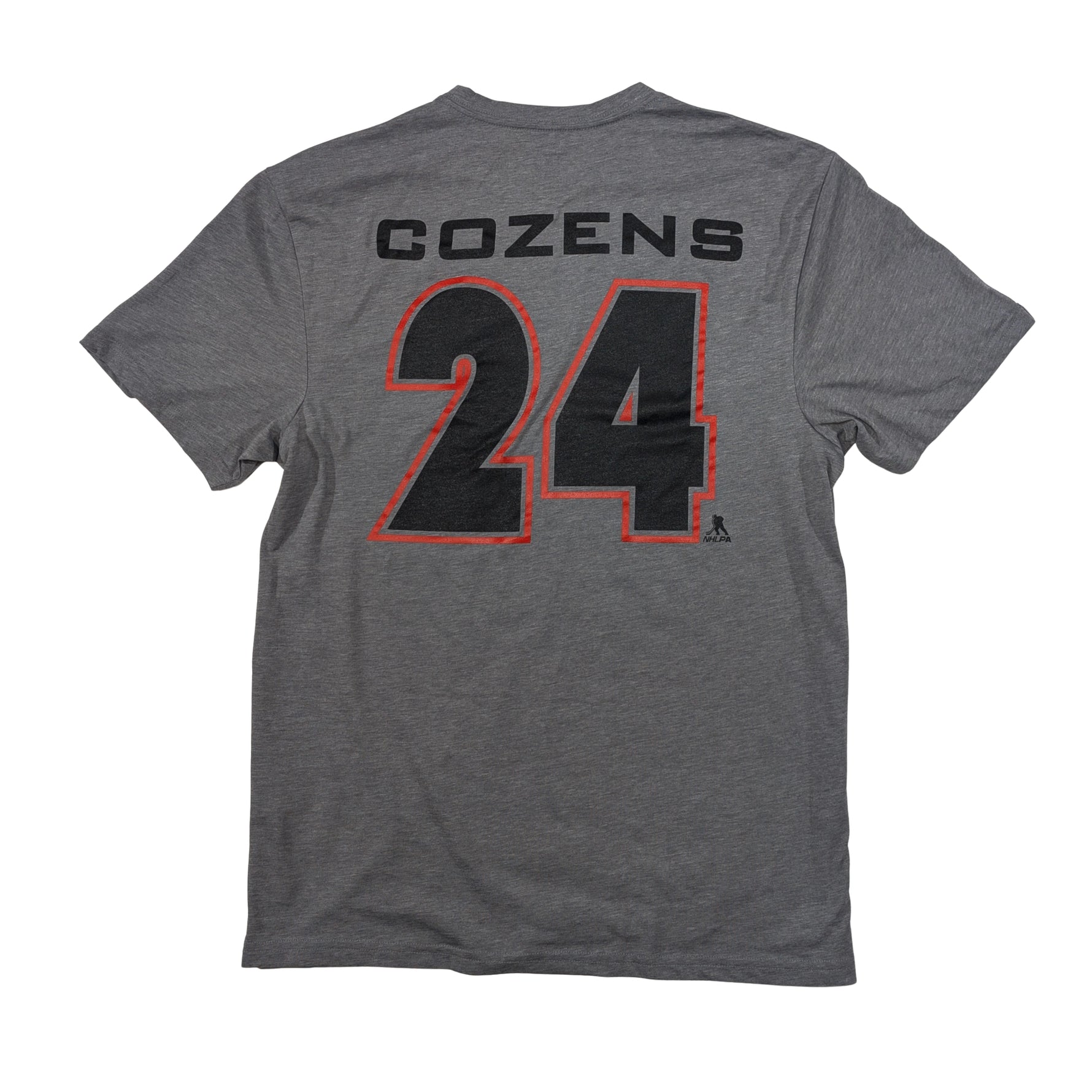 OTTAWA SENATORS COZENS HOME TOWN NAME & NUMBER TEE