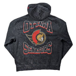 OTTAWA SENATORS BACK LOGO FULL ZIP HOODIE