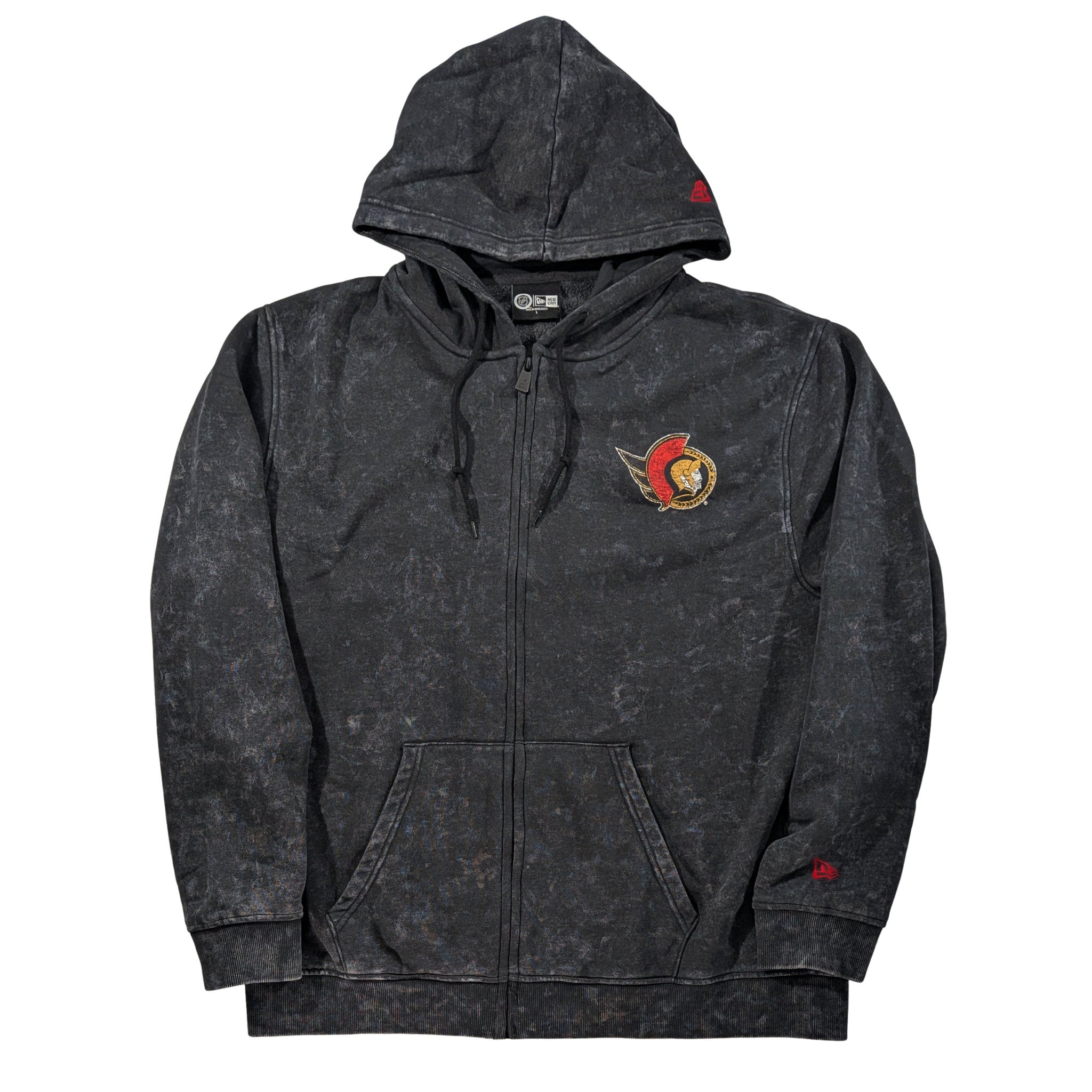 OTTAWA SENATORS BACK LOGO FULL ZIP HOODIE